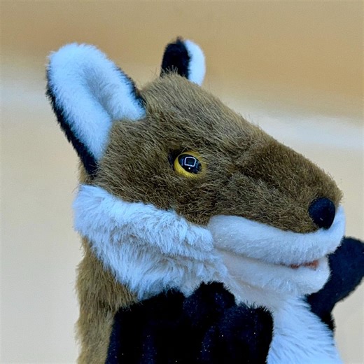 Fox Stuffed Plush Hand Puppet Folkmanis - Etsy