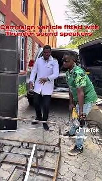 Campaign Vehicle Public Address System Installation | Mobile PA Setup for Political Rallies