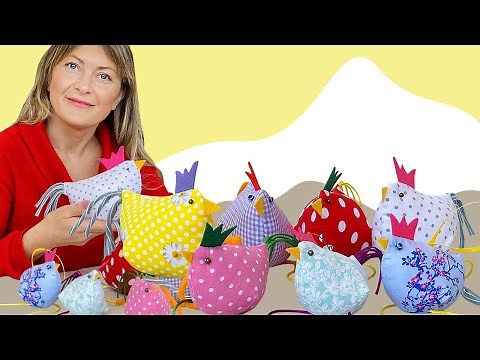 DIY Easter Chicks / How to sew Easter chickens / Chick Sewing Tutorial