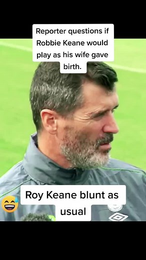 Roy Keane's Hilarious Reaction to Robbie Keane's Wife Giving Birth