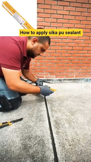 How to use sikaflex PU sealant|Ultimate solution for sealing&bonding|easy to use #homedecor #filling