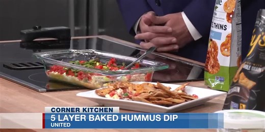 Corner Kitchen: 5-Layer Baked Hummus Dip