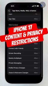 Want to Lock Down Certain Features on Your iPhone 17? Here’s How