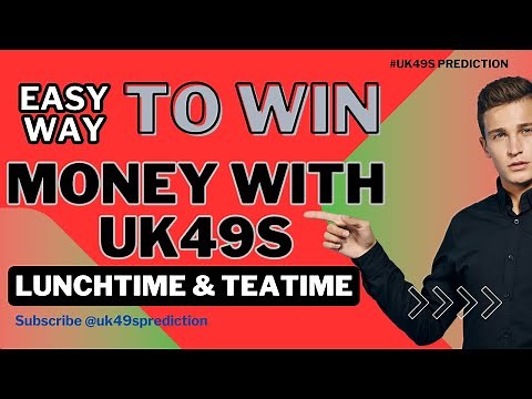 EASY WAY TO WIN UK49S NUMBERS ON LUNCHTIME&TEATIME #uk49s