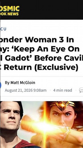 More Gal Gadot Wonder Woman 3 BS Information