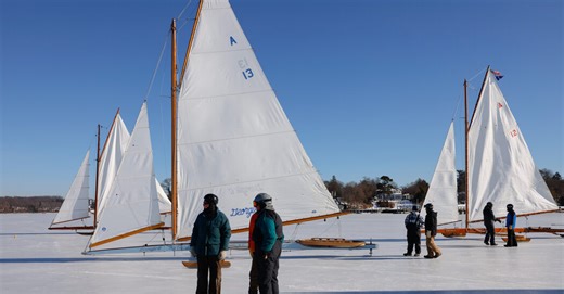 When It’s Finally Cold Enough to Race Ice Yachts