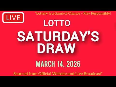 The National Lottery Lotto Draw Live results from Saturday 14 Mar 2026 | tonight lotto