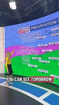 A Weather Alert Day for the area. Snow for some 👀 Cold rain for the rest of the area. Stay tuned 📱