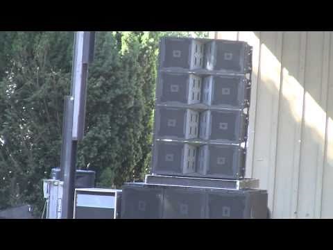 jbl vertec line array at monterey ca. fair grounds