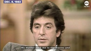 75K views · 625 reactions | "My mother took me to the movies and I would come home and I found I acted out all the parts." In ABC News archive footage from 1983, Al Pacino reveals how he started performing at a young age. The Oscar-winning actor is celebrating his 85th birthday today. Watch more: https://abcnews.visitlink.me/TeGWSZ | ABC News | Facebook