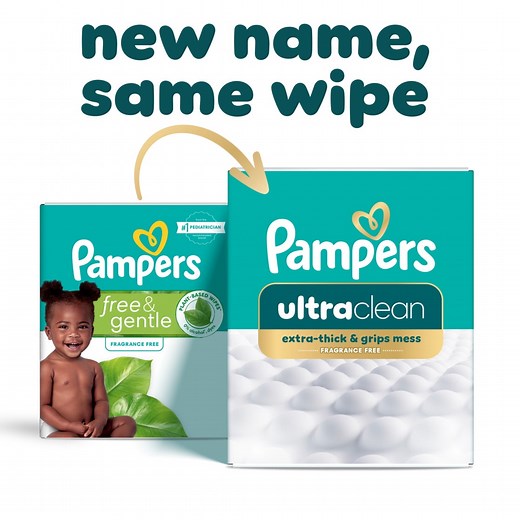 Pampers Free & Gentle Ultra Clean Baby Wipes, 12-Pack 936 Wipes (Select for More Options) - Walmart.com