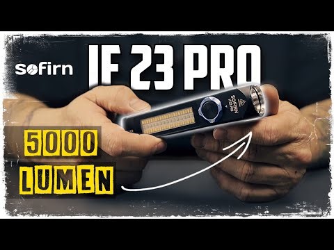Your LAST FLASHLIGHT❓5000 Lumen MONSTER with 2 LIGHT SOURCES 🔦SOFIRN IF23 Pro Review