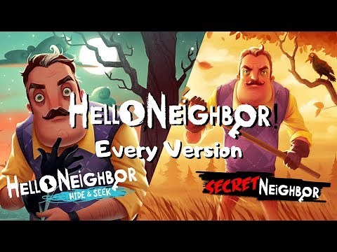 Beating Every Version of Hello Neighbor 🔴LIVE🔴