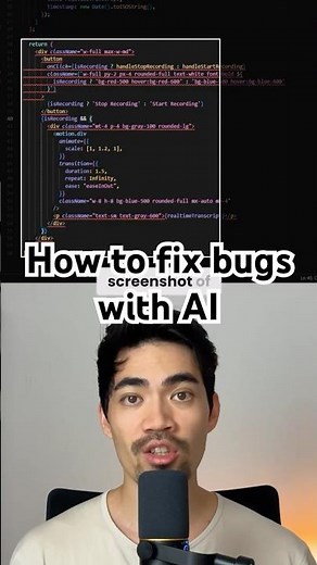 How to fix bugs with AI