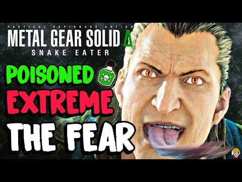 How to Beat The Fear FAST with POISON | MGS Delta Extreme (Non-Lethal)