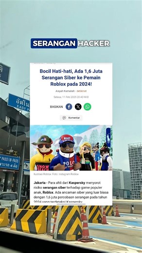 Hacker Mengincar Anak-anak Lewat Roblox ⁉️