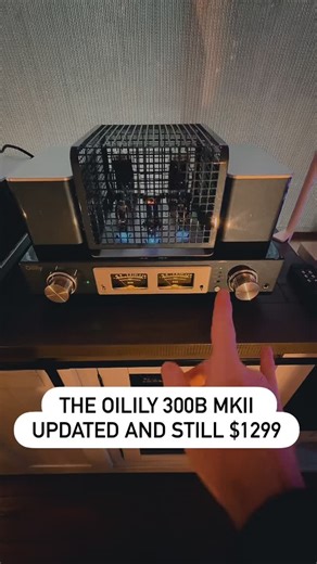 Steve Huff on Instagram: "The new Oilily 300b amp sounds so dang good with the IQ30. What a sound in the room. #hifi #audio #audiophile #music"