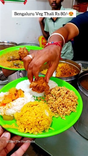 Wonderful yummy tasty types of rice thali making | Taste The Food India