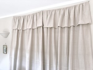 How to Make Farmhouse Inspired Curtains Using A Drop Cloth - Makyla Creates