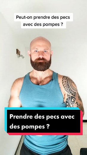 Prendre des pecs avec des pompes ? #muscu #workouttips #fitnesstips #conseilmuscu #musculationfrance #papamuscle #musculation #conseilworkout