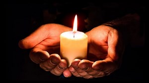 Hands, Candle, Candlelight. Free Stock Video