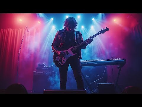 Live Blues Guitar Performance Capturing Moody Vibes