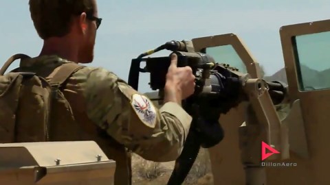 Dillon Aero M134D Minigun Live Fire