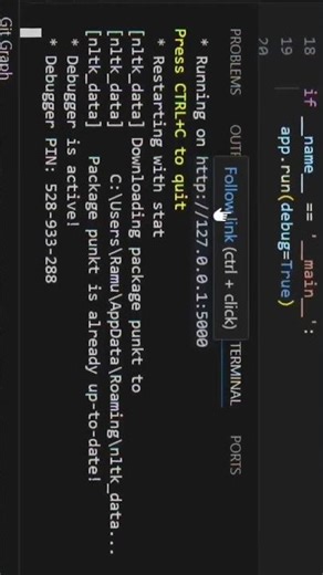 AI Chatbot using NLTK | CodeAlpha Intern Project Showcase #CodeAlpha #coding #programming #chatbot