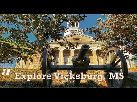 Vicksburg, MS: A 4K City Walking Tour | Narrated