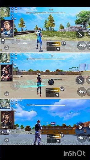 FF Game Luqueta vs Clu vs Andrew 💥🤯 #freefire #m79