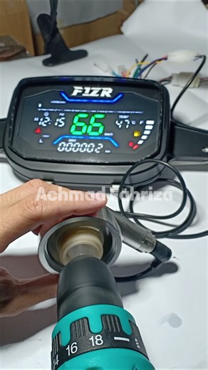 Custom Magnet speedometer digital ke gearbox F1ZR Vega old #f1zrmania