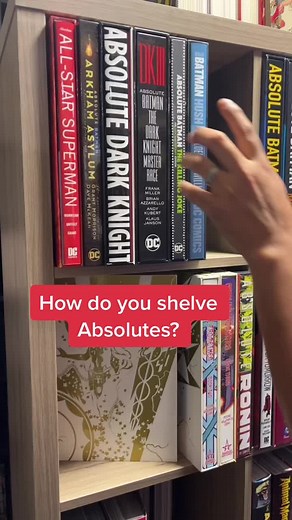 How to Organize Your Absolute Edition Comic Collection