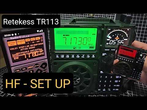 Retekess TR113 / Raddy 919 - HF - SET UP & MORE TIPS