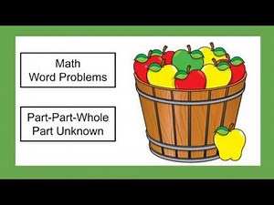 Math Word Problems: Part-Part-Whole (Part Unknown)