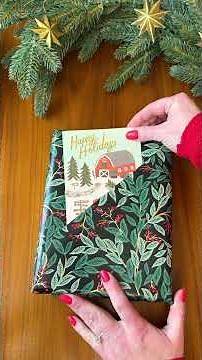 🎁 4 ways to wrap a gift with a card pocket.