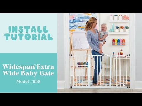 Widespan® Extra Wide Baby Gate | Install Tutorial