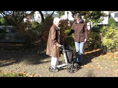 Rollator richtig benutzen