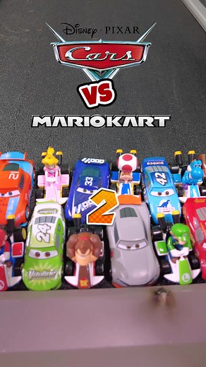 Pixar Cars vs. Mario Kart Exhibition Race