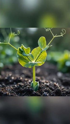 Pea Plant Timelapse | From Seed to Pod in Cinematic Macro 🌱