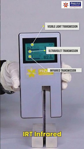 Transparency Tester Demo in 40 Sec | Optical Clarity Test for Films | Presto Lab #Shorts