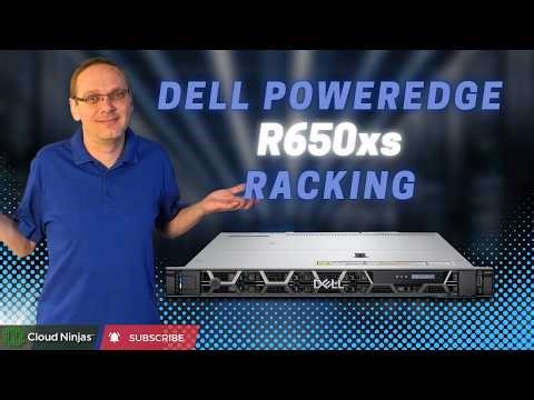 Dell PowerEdge R650xs | How To Rack a Server | Server Racking | Sliding Rails | Rackmount Server
