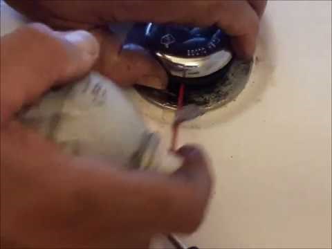 Remove and Replace Bathtub pop-up stopper