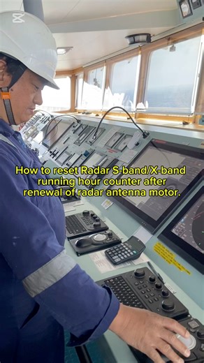 Step-by-step procedure on how to reset the running hour counter of JRC S-band/X-band radar after an antenna motor replacement. Full video tutorial MarinoLoko Oragon. #JRC #Radar #Sband #Xband #Maintenance #MarineTech #Tutorial #HowTo #fblifestyle | Ike Seaman TV