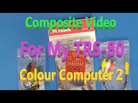 Adding Composite Video To My CoCo 2 With The Universal Video Driver