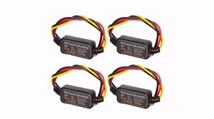 4pcs LED Flash Strobe Controller, 80W Universal DC9‑26V 16 Strobe Modes Brake Light Flasher Brake Light Strobe Module, Car Flasher Module for Motorcycles Cars Trucks for Brake Light Tail Stop Light