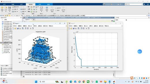 【ACO三维路径规划】基于matlab蚁群算法ACO无人机巡检三维路径规划【含Matlab源码 13058期】
