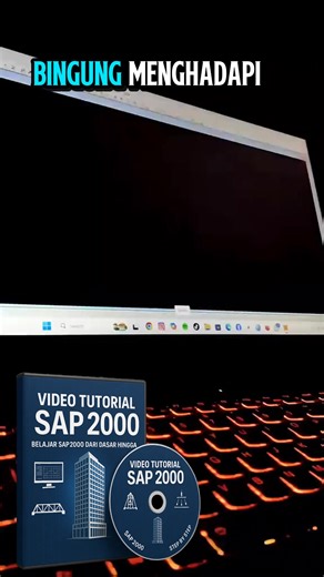 1.7K views | 퐏퐮퐬퐢퐧퐠 퐭퐢퐚퐩 퐤퐚퐥퐢 퐫퐮퐧 퐚퐧퐚퐥퐲퐬퐢퐬 퐦퐮퐧퐜퐮퐥 “퐞퐫퐫퐨퐫”?  퐆퐚퐤 퐭퐚퐡퐮 퐡퐚퐫퐮퐬 퐤퐥퐢퐤 퐚퐩퐚 퐝퐮퐥퐮?  Coba Video Tutorial SAP2000 Lengkap Semua langkah dijelaskan step-by-step 里 Dari modeling, load, sampai hasil analisis  ⚙️ Belajar sekali, bisa selamanya! | BelajarDigital | Facebook