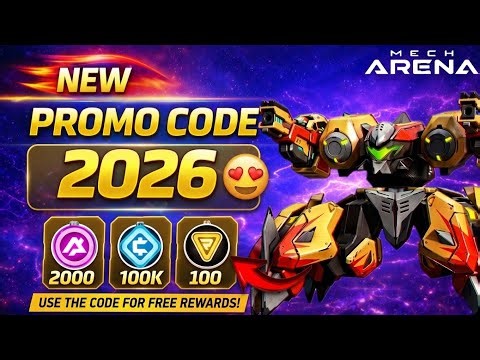 🤩 NEW MECH ARENA PROMO CODES 2026 🔥💰 | FREE ACOINS ,CREDITS AND GIFTS🎁