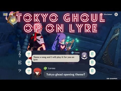 Tokyo Ghoul OP on Genshin Lyre