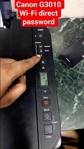 Canon G3010 Wi-Fi direct password Mobile connecting #canon#service#wifi #printersupportsoftware